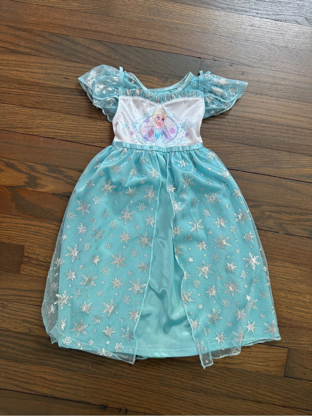 Elsa-Inspired Light Blue Frozen Princess  Dress for Kids